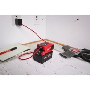 Mini Caricabatterie da viaggio 18V 2 in 1 con Power Bank