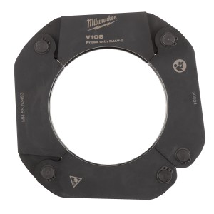 Anello per pressatura 108 mm con profilo a V - Adatta a M18 ONEBLHPT, M18 BLHPT e BLHPTXL - Necessario adattatore RJAV-2