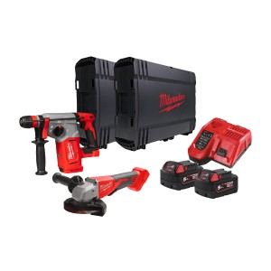 Kit M18 Brushless Tassellatore e Smerigliatrice BLHX + BLSAG125XPD