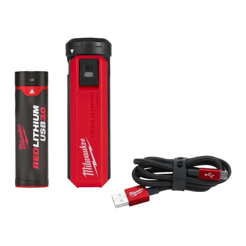 Energy Kit Redlithium USB: Batteria L4 B3 + Caricabatterie
