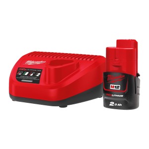 Energy Kit M12: 1 Batteria 2 Ah, 1 Caricabatterie