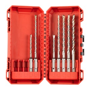 SET PUNTE SDS-Plus 7pz  (5/6x110MM)(5.5/6/7/8/10x160MM)