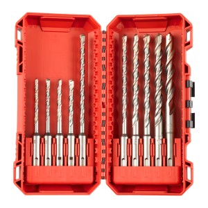 SET PUNTE SDS-Plus 10pz  (5/5/6/6x110MM)(6/6/8/8/10/12x160MM)